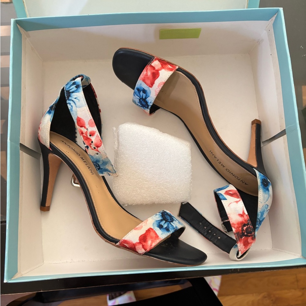 ANTONIO MELANI Multicolor Floral Heels